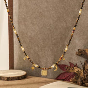Natural Stone Beaded Necklace