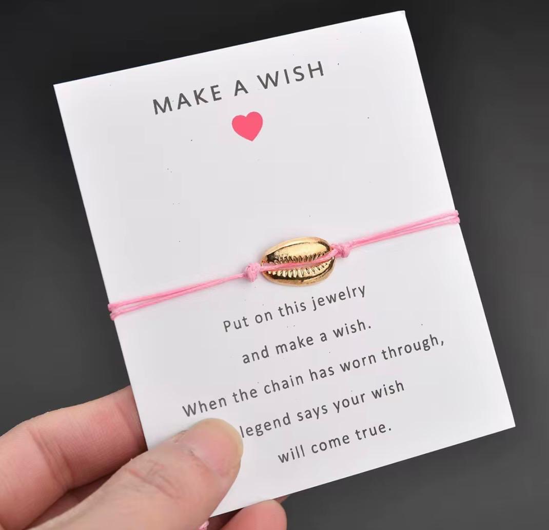 Make a Wish Shell Bracelet