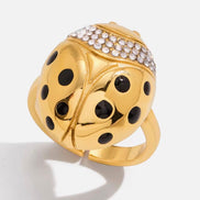Ladybug Gold Ring